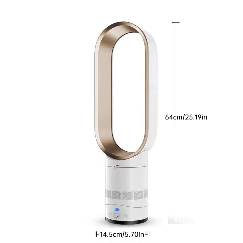 2025 New 16" Bladeless Tower Fan with Remote, Quiet Floor Fan for Home