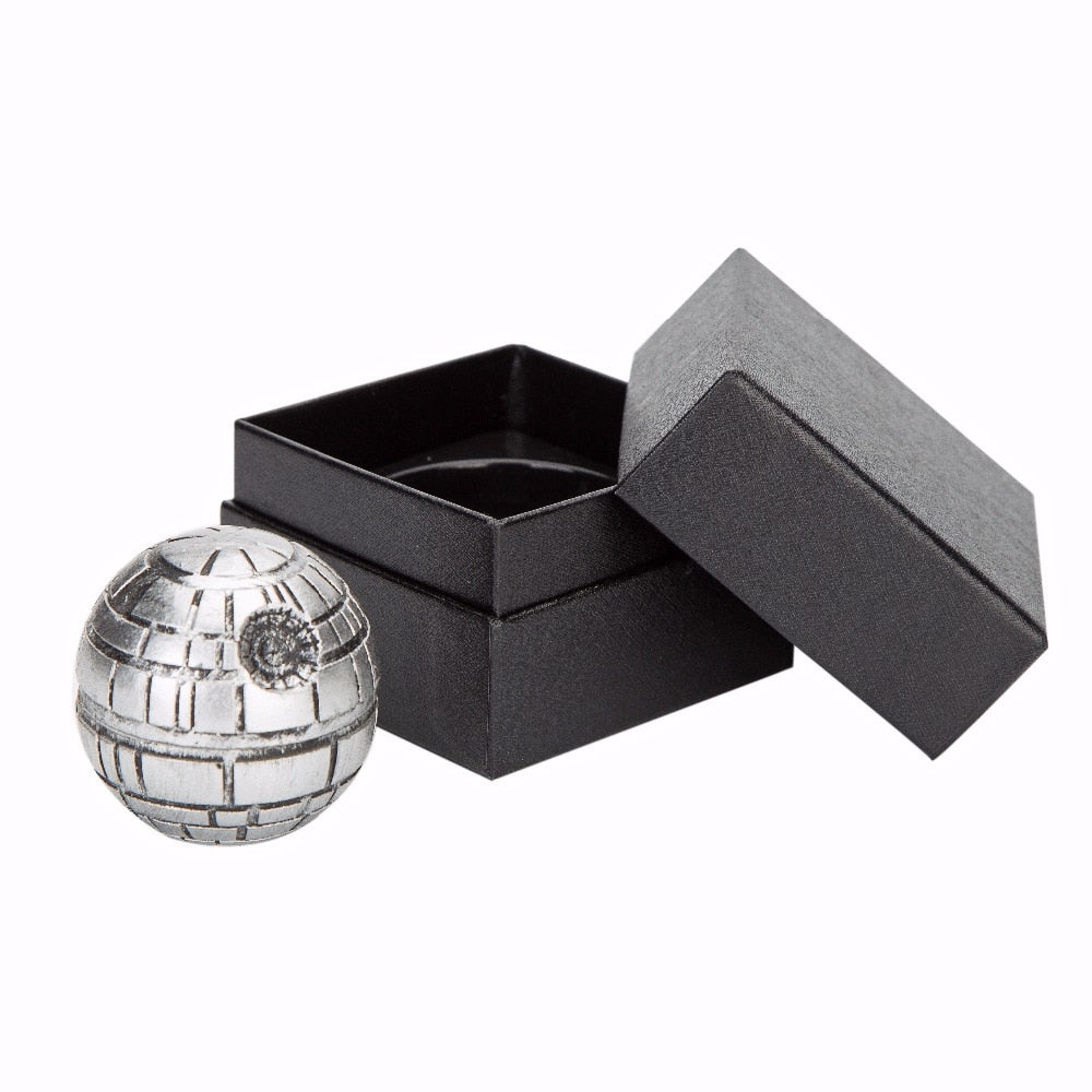 3Parts Zinc Alloy Star Wars Death Grinder Weed Herb Tobacco Crusher Grinder Cigarette Accessories