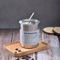 Ins Air Coffee Cup Car Portable Straw Cup Double Stainless Steel Thermal Insulation Cold Cup