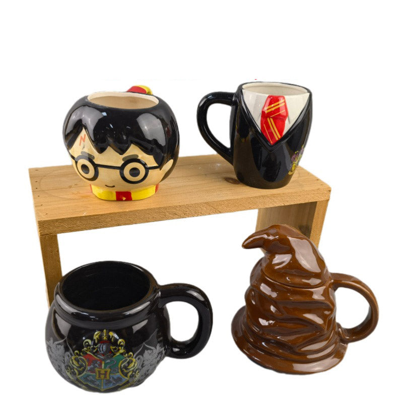 Harry Potter Tripod Pot Mug Glasses Cup Anime Peripheral Mug Moulding Cup Creative Cartoon Cup Harry Potter Ceramic Cup